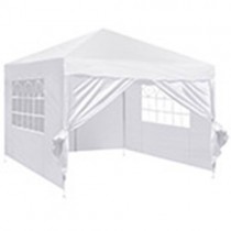 3m x 3m Folding Garden Outdoor Gazebo Marquee White