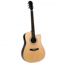 41inch  5- Band EQ Electric Acoustic Guitar Full Size Natural