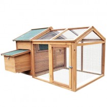 Deluxe Roomy Chicken Coop w/Run